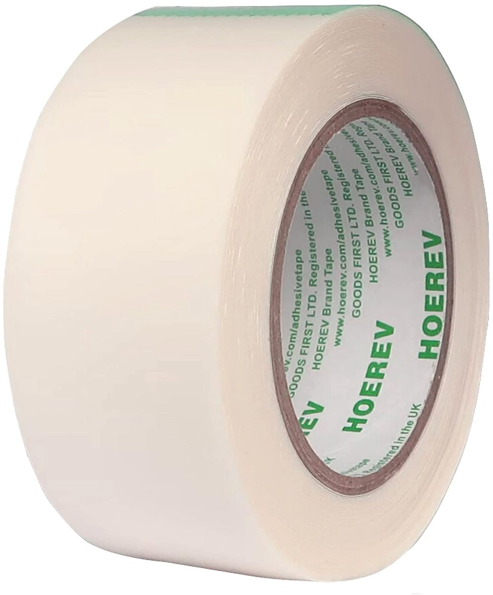 SnelShoppen - UHMWPE Transparante Hechtband - 0.28mm x 9.5mm x 16.07m - Slijtvaste Plakband voor Duurzaam Gebruik - Ideaal voor Klussen en Doe-Het-Zel