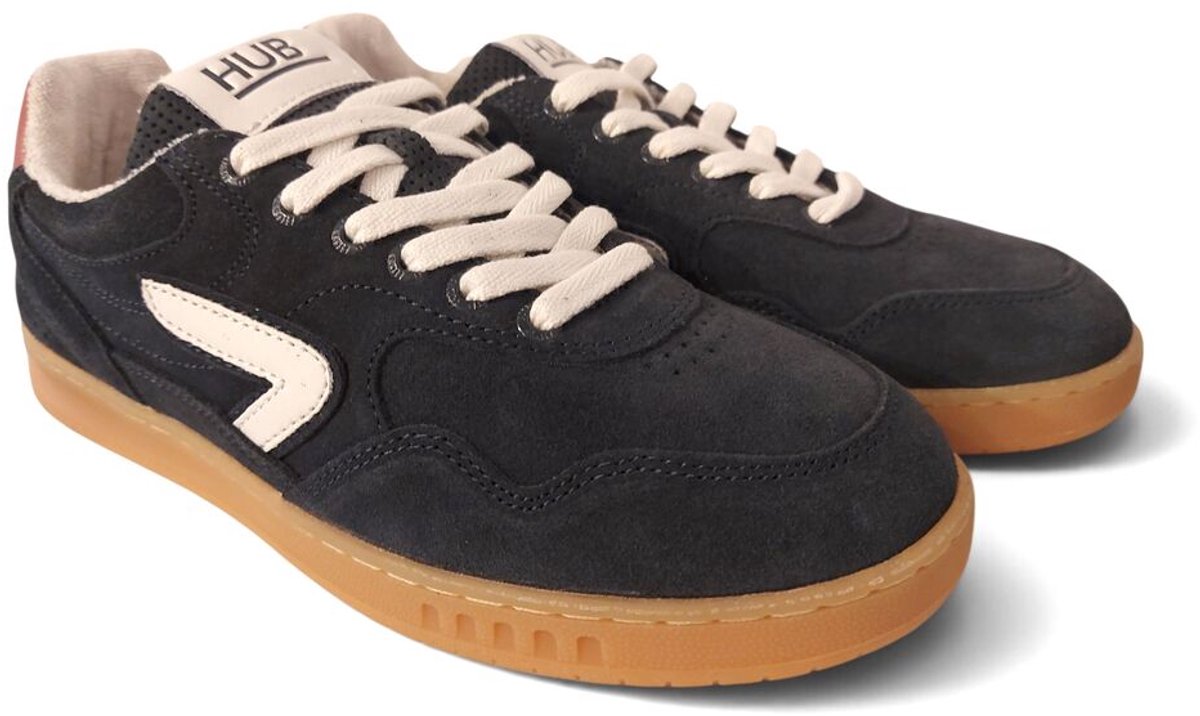 HUB Heren Lage sneakers Vancouver - Bruin - - Maat 44