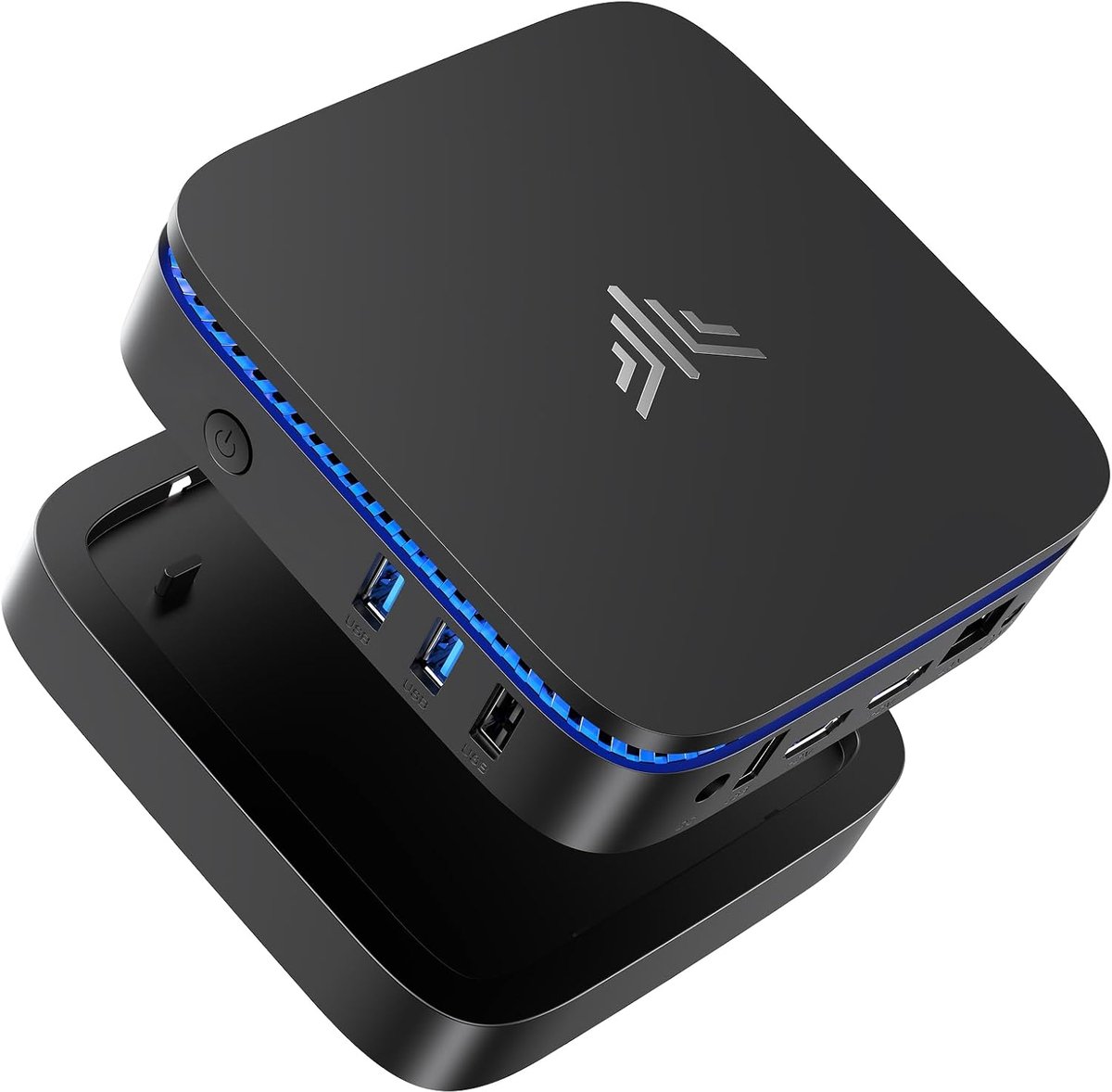 SnelShoppen - Mini PC NiPoGi AK1 Plus 12GB RAM 256GB SSD 4K Dual Display HDMI 2.0 WiFi 5 BT 4.2 voor Onderwijs en Thuisgebruik