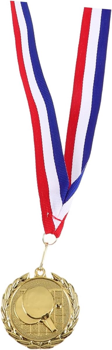 Tafeltennis Medaille - Sportmedaille Prijs - Wedstrijd Belonen - Zinklegering Constructie - 5 cm - Goud