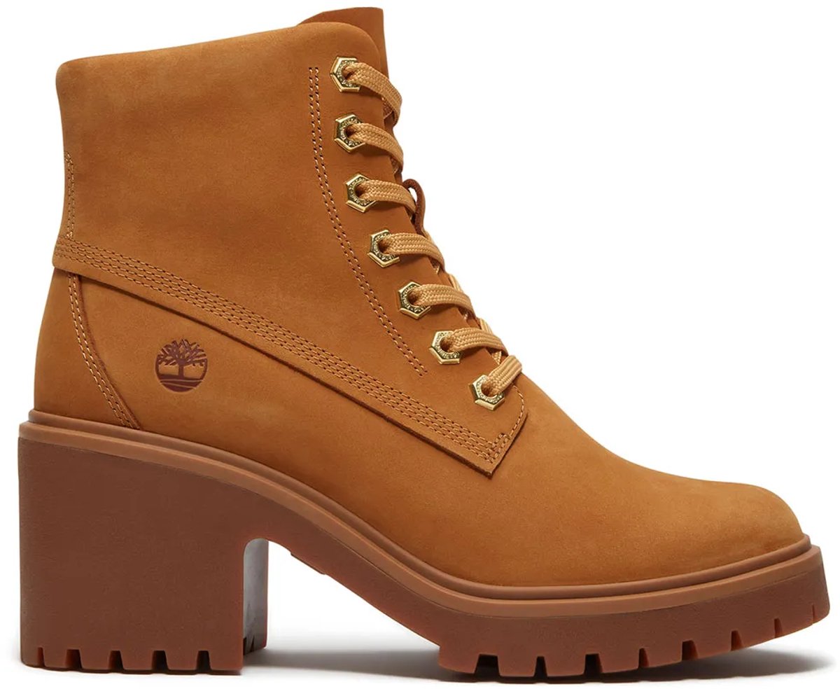 Timberland Stone Heights Mid Lace Up Laarzen Vrouw Wheat Nubuck