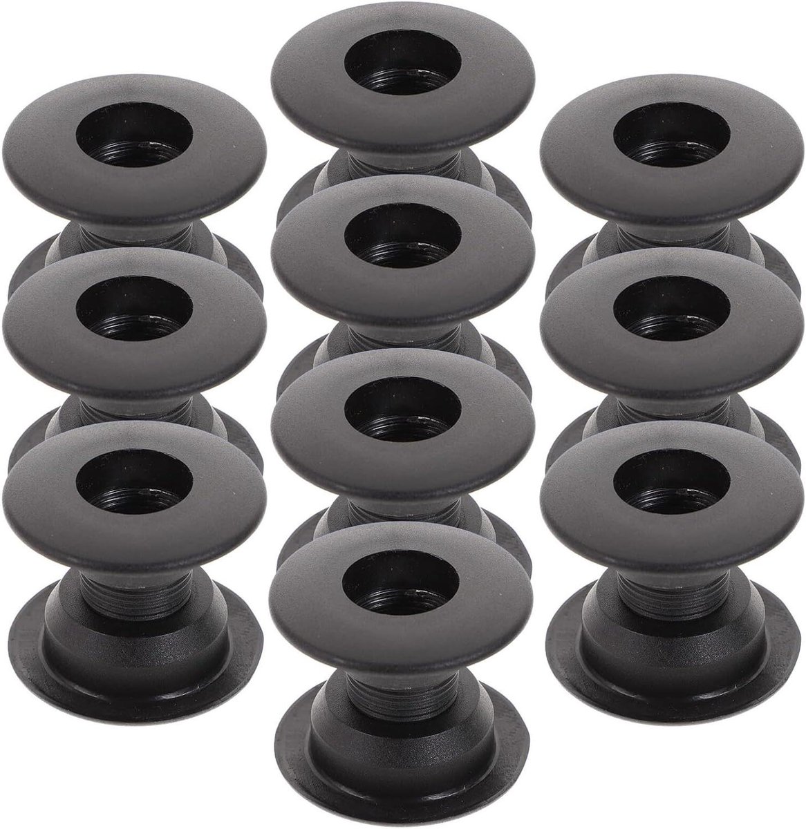 Tafelvoetbal Bussen - Tafelvoetbal Onderdelen - Tafelvoetbal Reparaties - Schroefdraad Constructie - 4.85x4.85x3.4 cm - Zwart