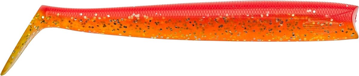 Kunstaas Shad - Zacht plastic lokaas - Vissen - Sinking - 18cm 24g - Clockwork Orange