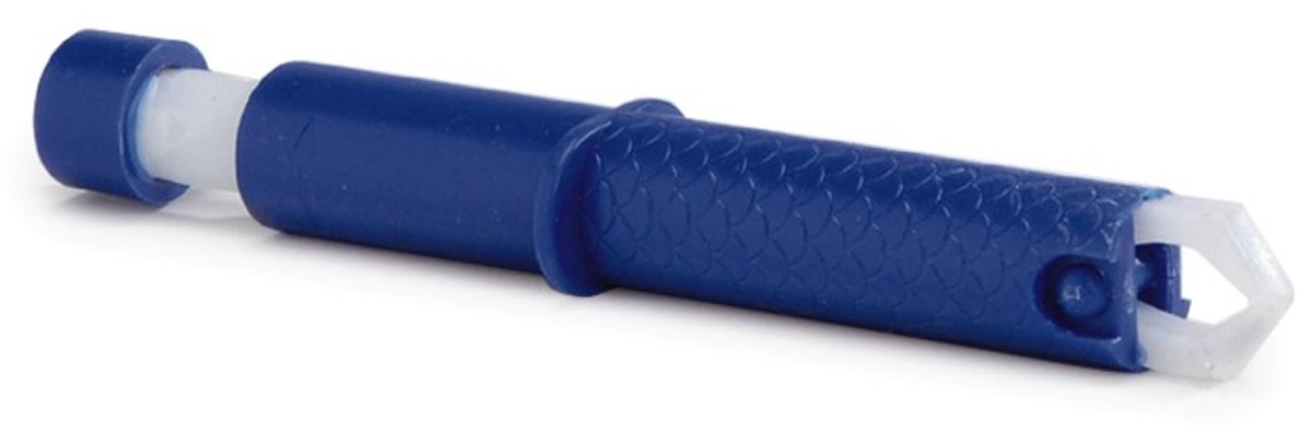 Plastic tekenpincet met drukklip. 10 cm