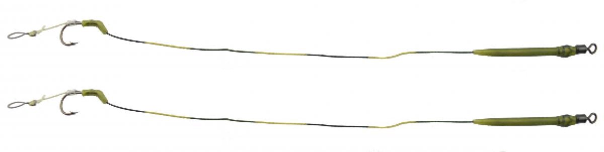 LFT 2-pack Coated Combi Rig 8 + free stopper