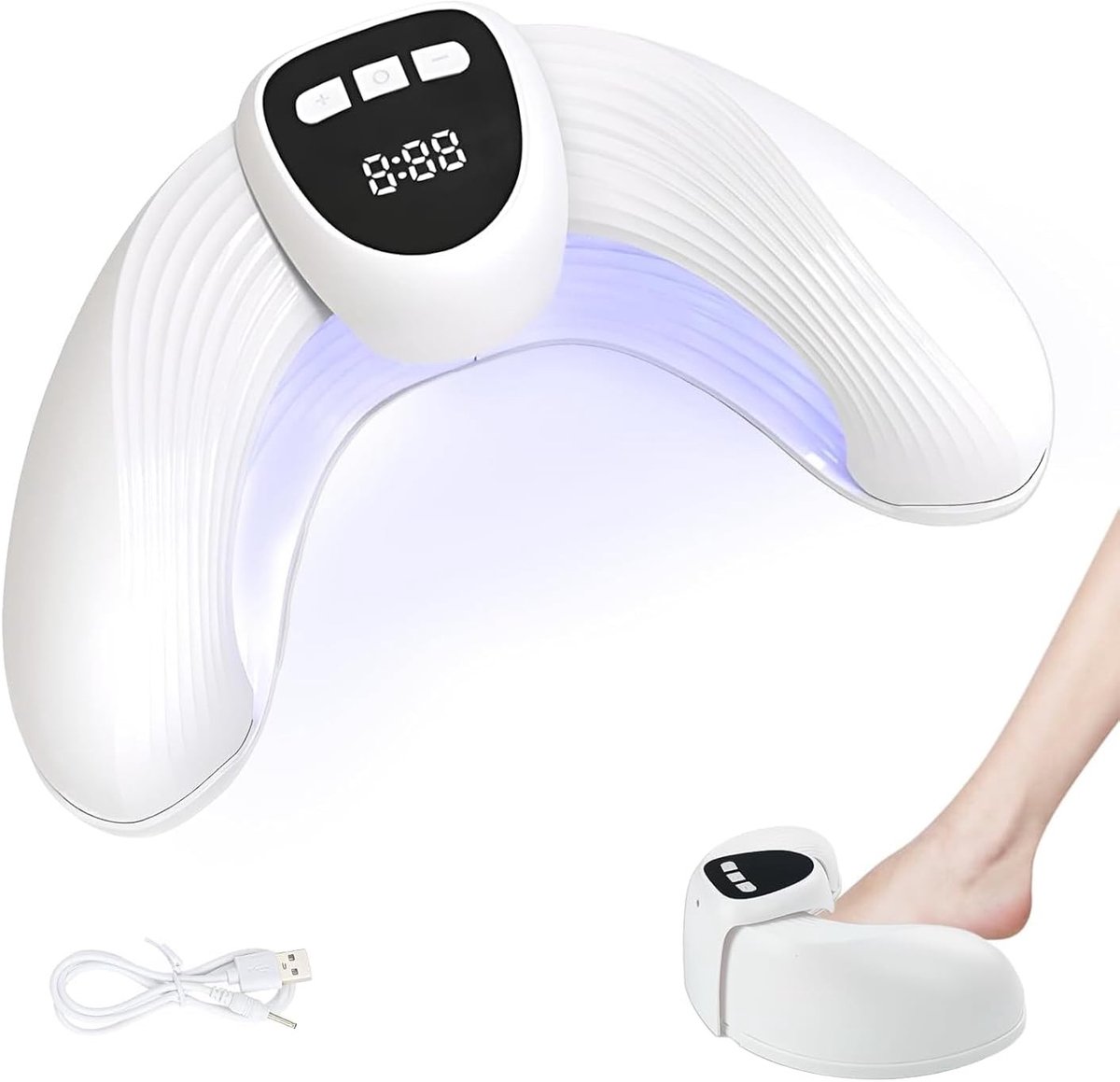Nagelschimmel Behandelapparaat – Lichttherapie Apparaat voor Teennagels, Voor Thuisgebruik