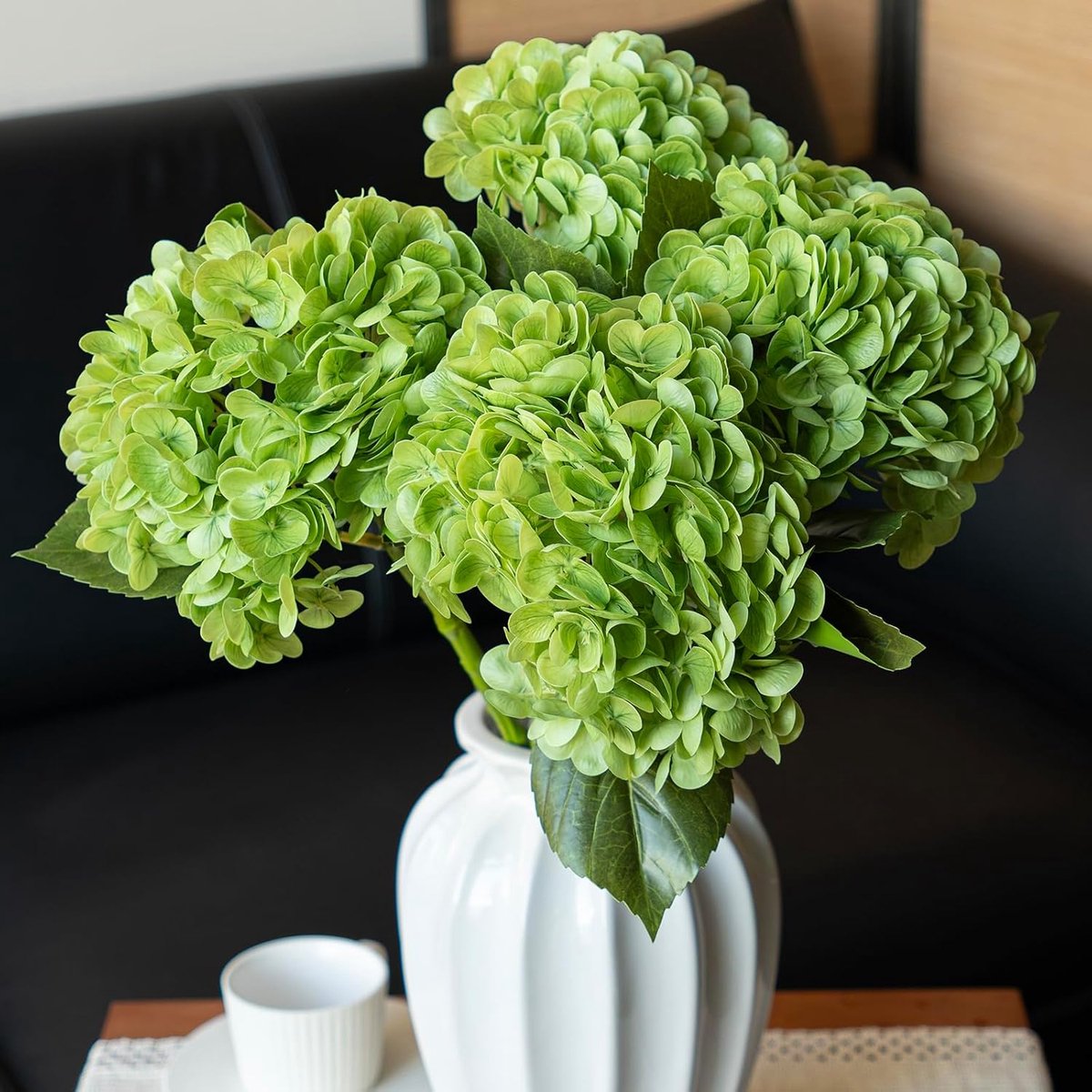 Kunstbloemen Hortensia 4 Stuks - 56 cm - Realistisch Latex - Perfect voor Bruiloften en Decoratie - m-winkel