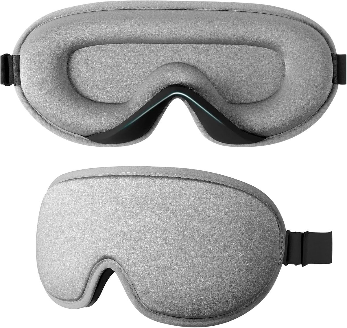 Slaapmasker voor vrouwen en heren, upgrade 3D slaapmasker voor zijslapers, 100% lichtblokkerende slaapbril, verstelbare elastische band voor reizen, yoga, dutjes