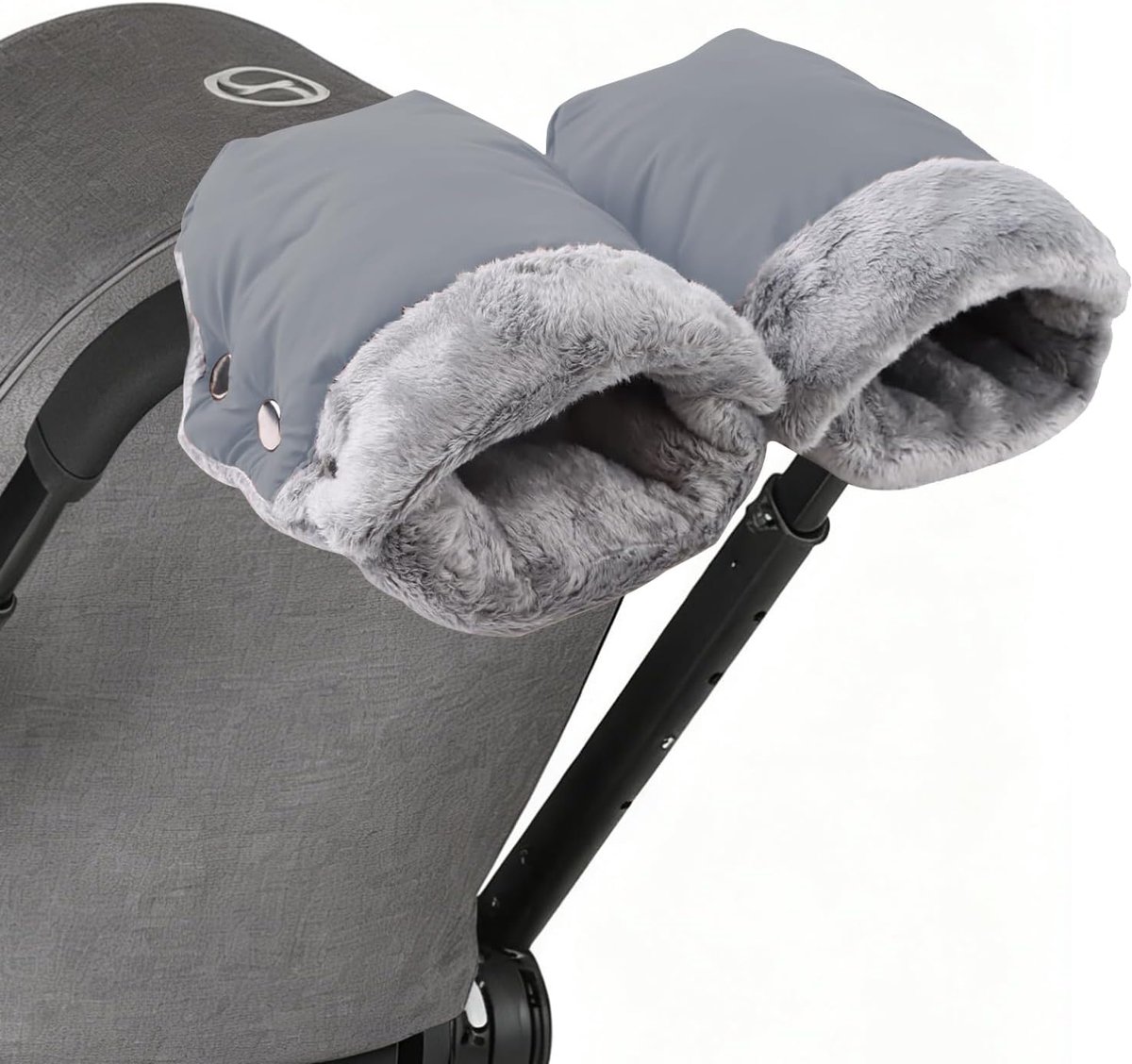 SnelShoppen - Handwarmers voor Kinderwagen, Waterdichte en Winddichte Handmof, Universele Maat, Warme Pluche Materialen, Fleece voor Alle Kinderwagens