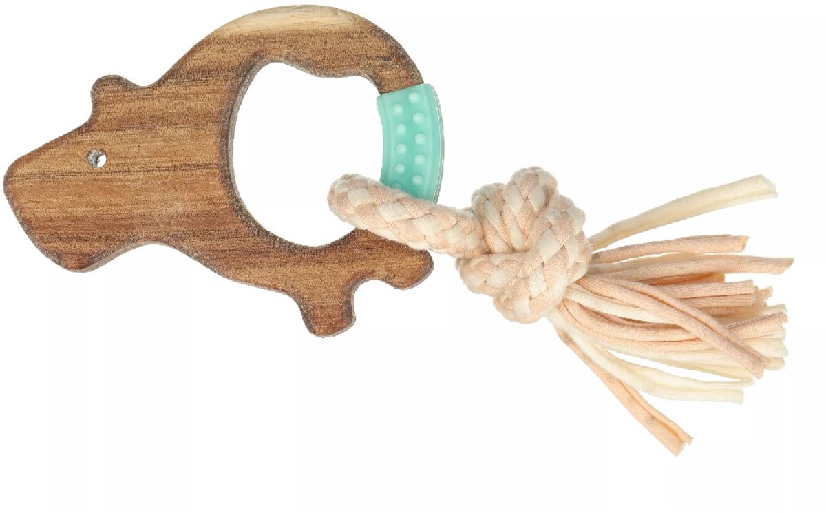 Puppy Houten Nijlpaard 10,5 × 2 × 8 cm