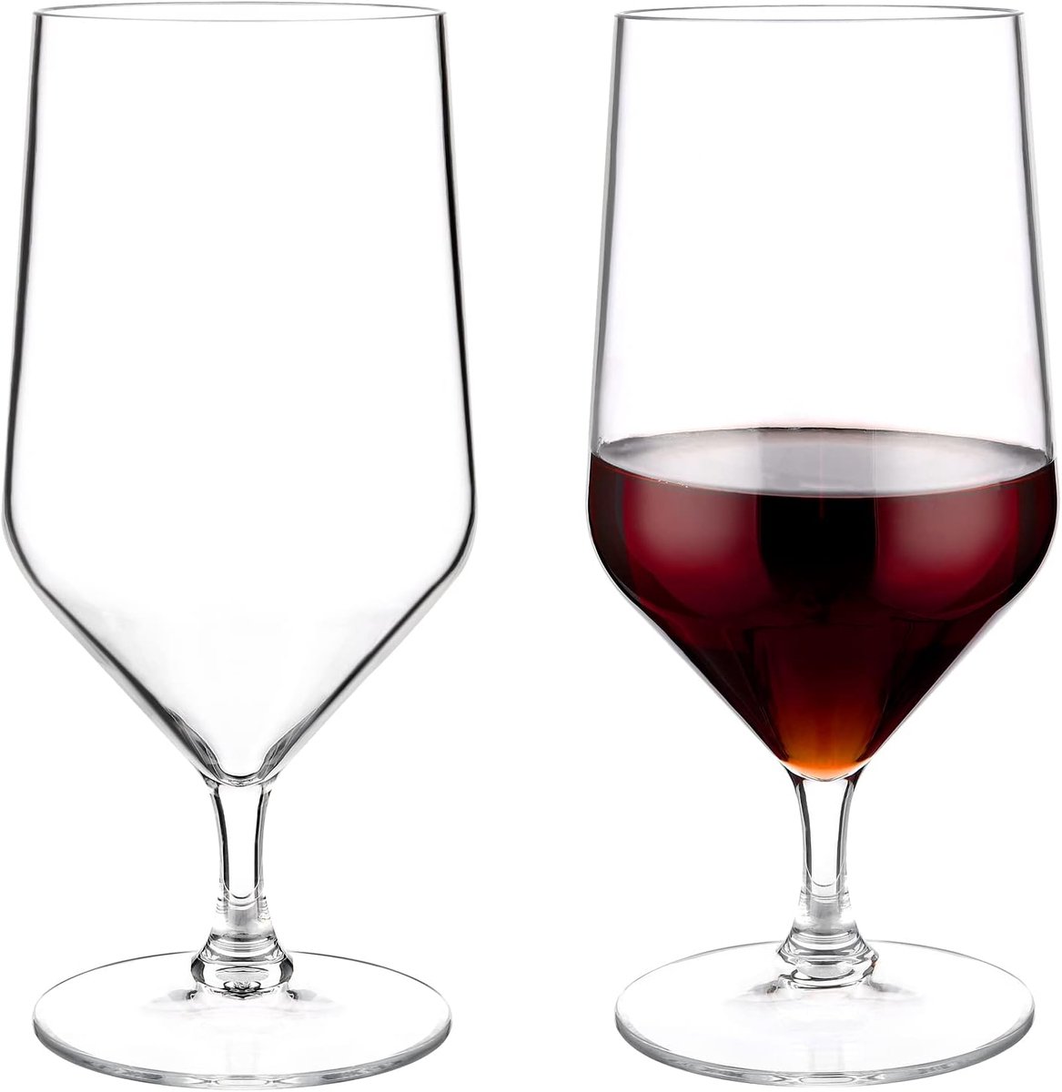 Waterglazen 470 ml - Tritan BPA-vrij kunststof - Hoge breukbestendigheid - Perfect voor thuis en feesten - ShopVlot