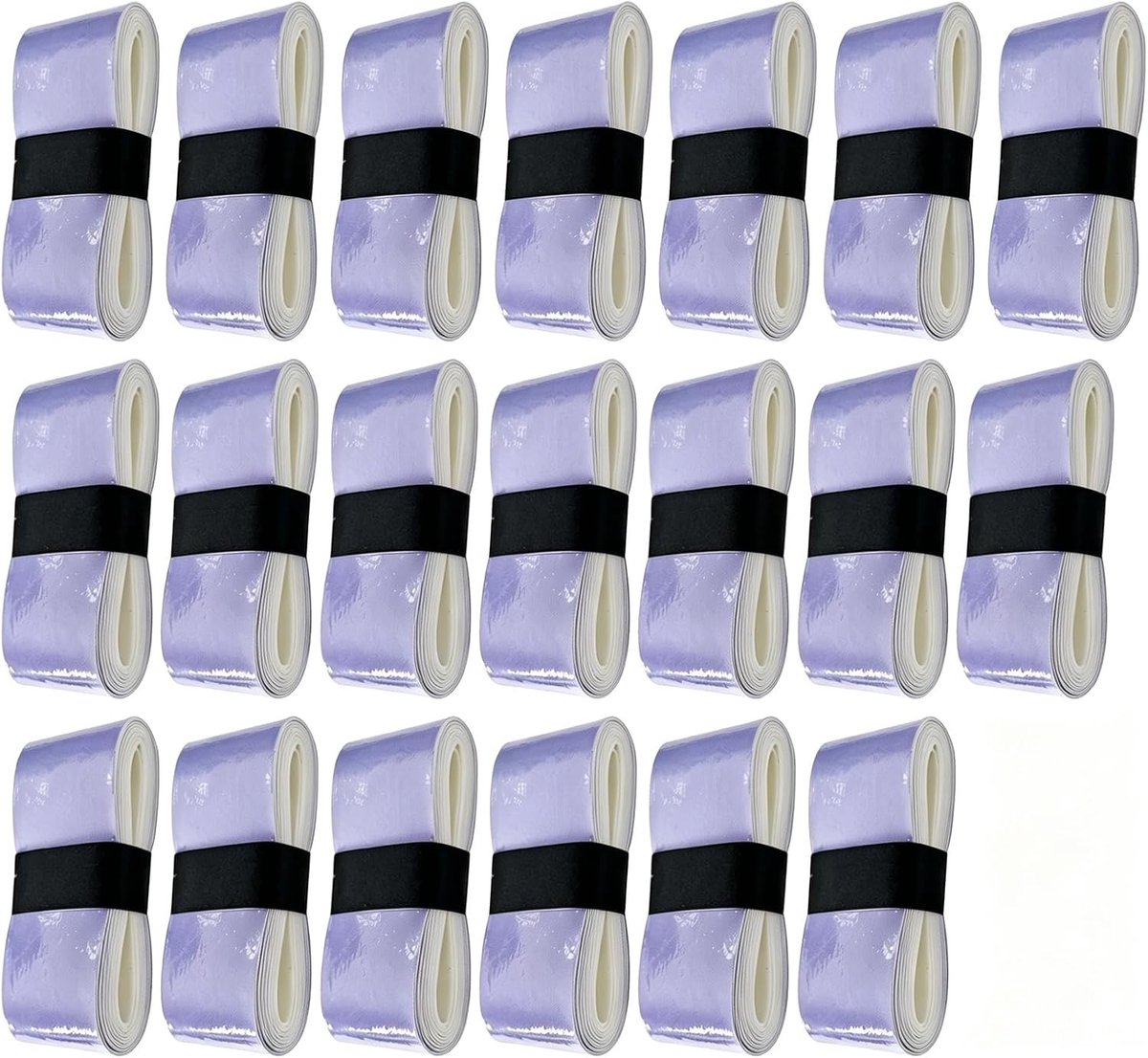 Antislip overgrips voor tennis- en badmintonrackets, absorberend en duurzaam PU, 20 stuks