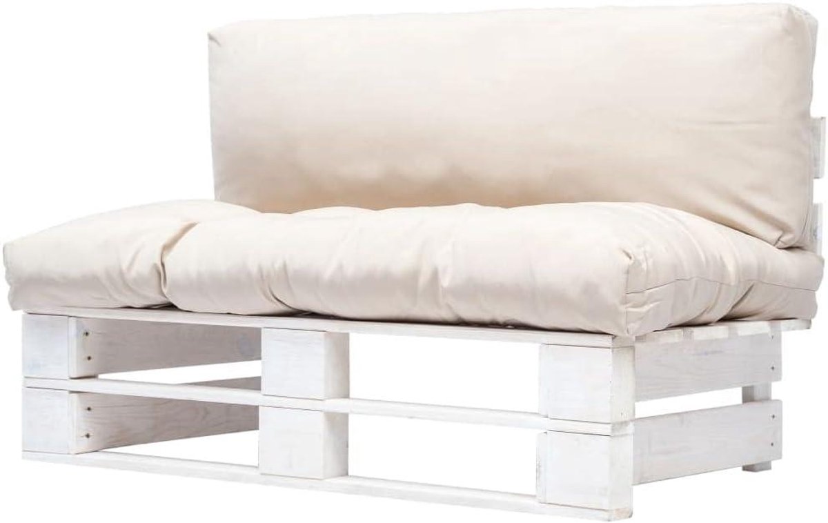 Tuinpalletbank Grenenhout - Outdoor Loungebank - Ontspannen in de tuin - Keteldruk geïmpregneerd - 110 x 66 x 65 cm