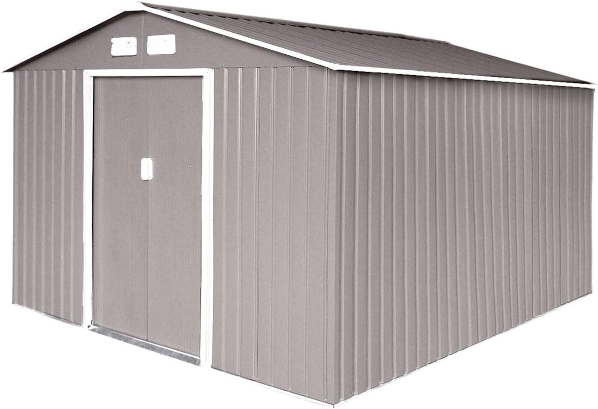 S300 metalen tuinschuur Xxxl 277x319x192cm gereedschapsschuur tuin