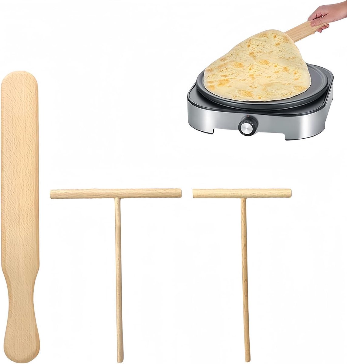 crêpessdispenser set crêpes fixeerset crêpes spoelen t-vorm crêpes