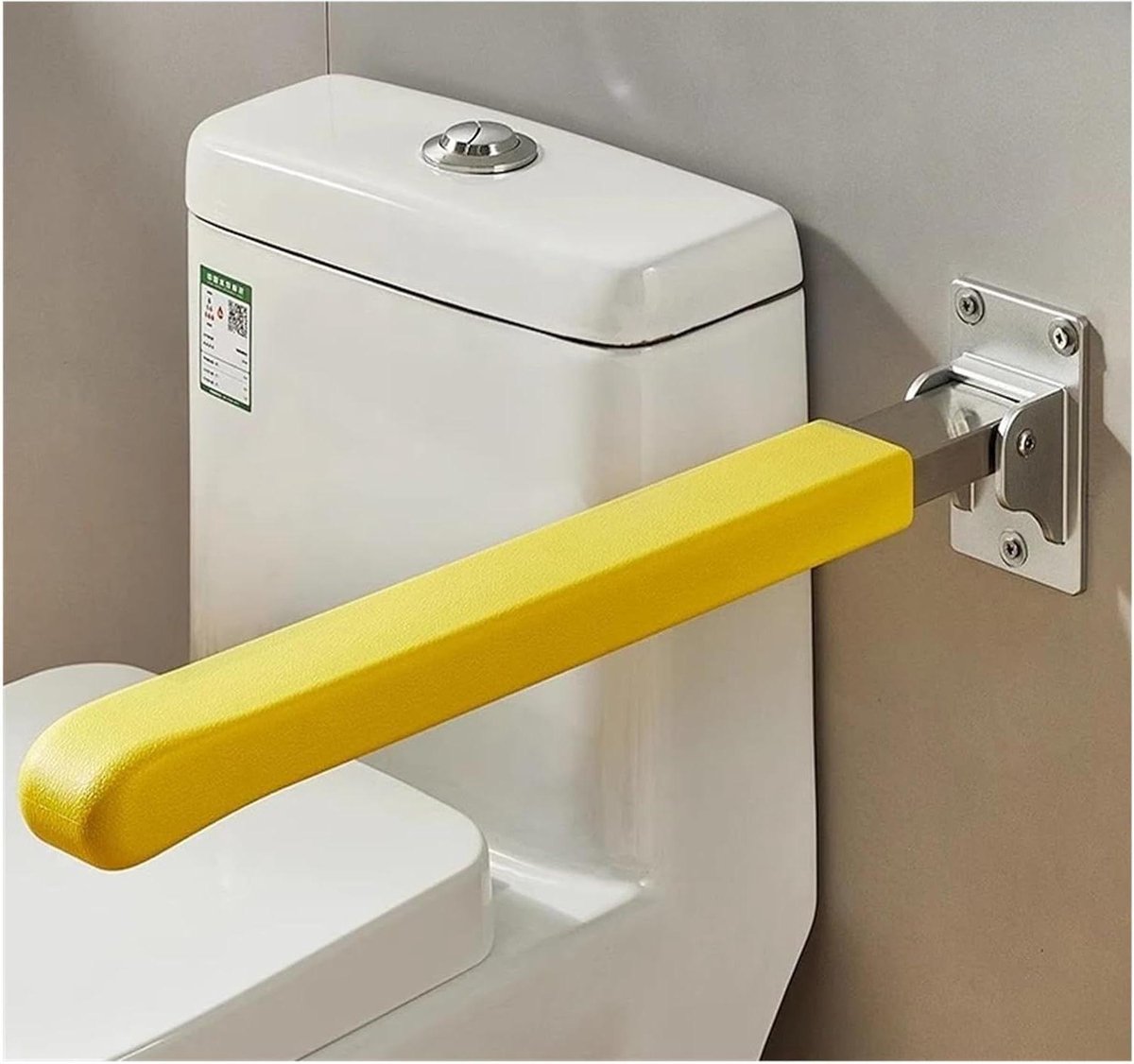 Opvouwbare Toiletbeugel - Doucheleuning Badkamersteun - Veiligheid Thuis - Ruimtebesparend Ontwerp - 1 kg - Veelkleurig