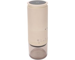 Elektrische Koffiemolen - Koffiebonenmaler - Verse Koffie Maken - 38 Maalinstellingen - 110 ml - Beige