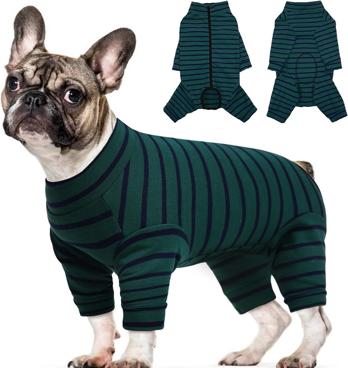 Hond Onesie, Herstelpak voor Honden, Vrouwelijk, Groen, M