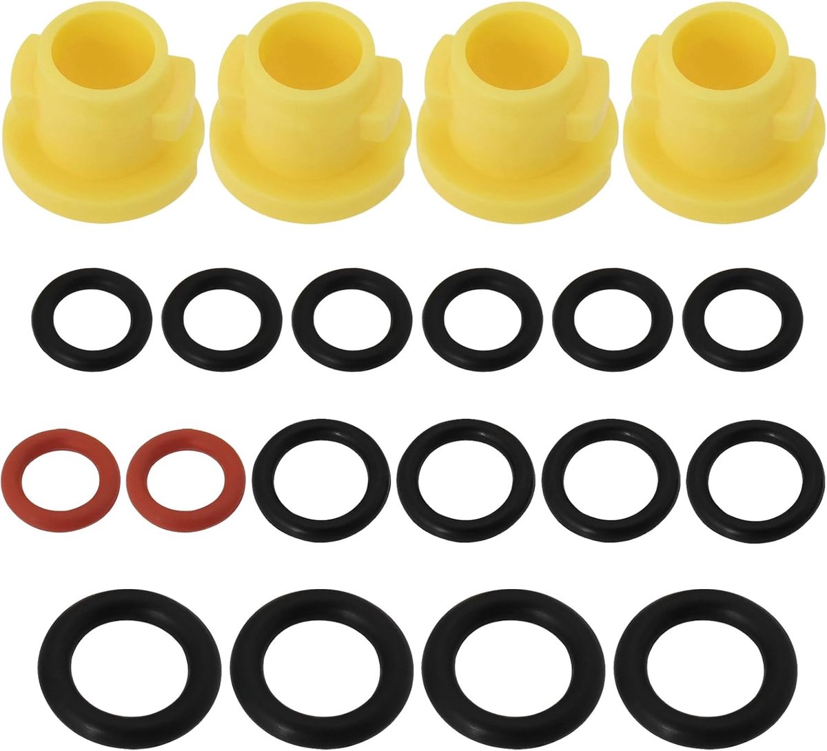 20-delige O-ring set compatibel met Karcher Lance slangmondstuk K2 K4 K5 K6 K7 Reserve O-ring afdichting 2.640-729.0 rubber afdichting Accessoires voor hogedrukreinigers