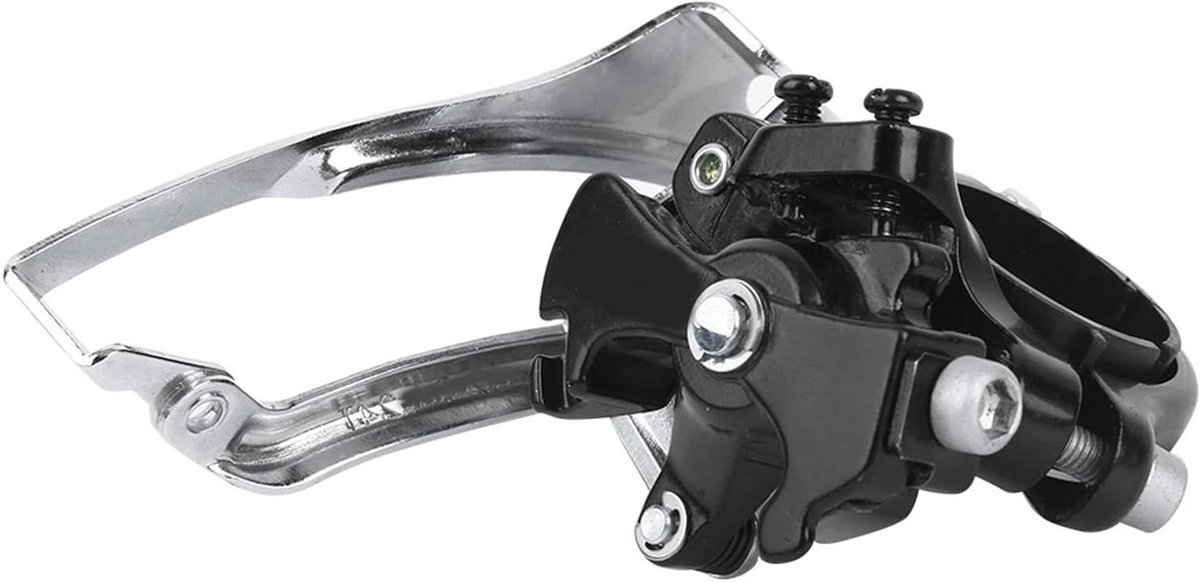 Fiets Voorderailleur - Fietsversnelling - Fietsen Verbeteren - Lichtgewicht Aluminium - 8 Versnellingen - Zilver