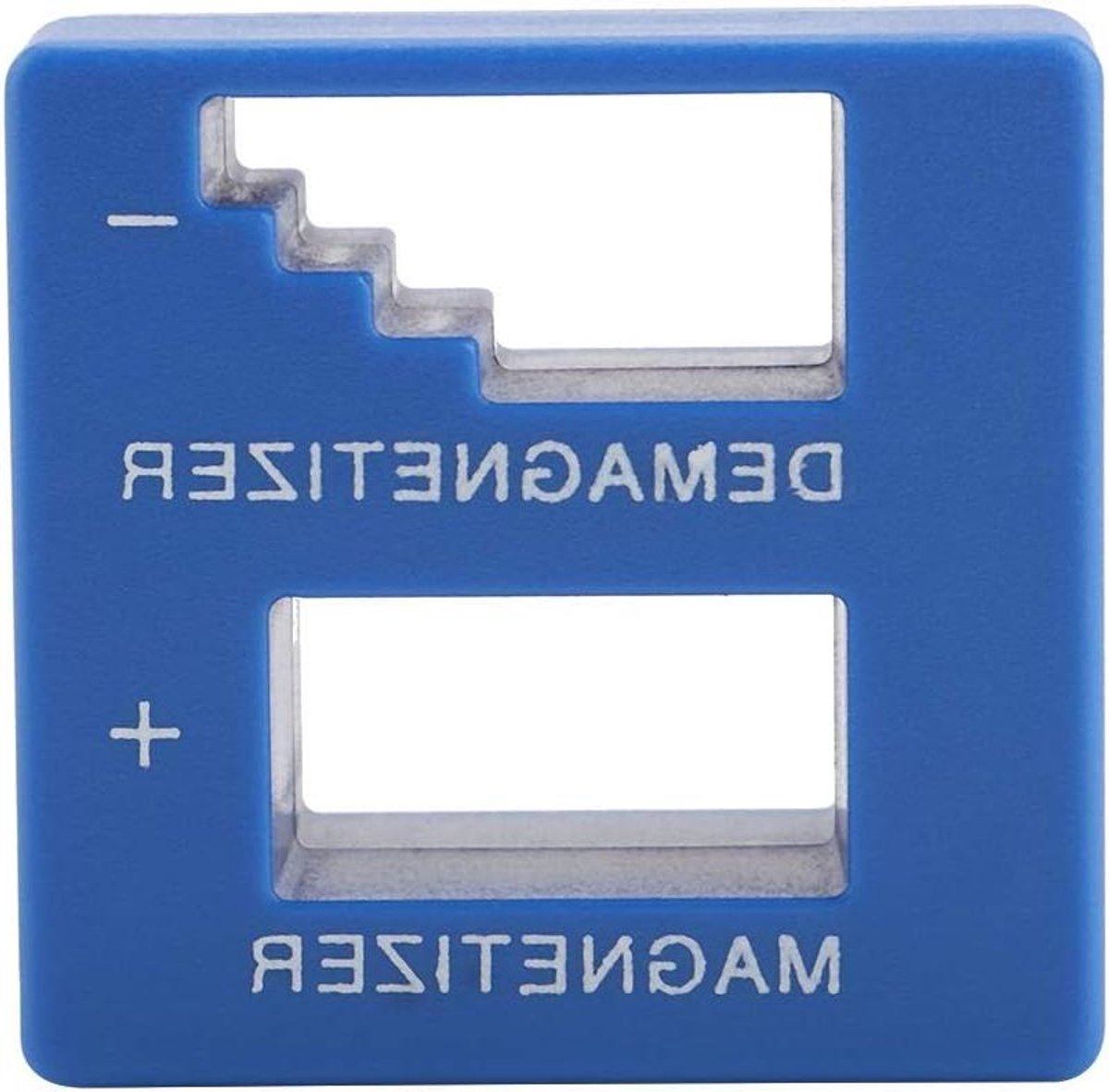 Magnetiseur Demagnetiseerder - Schroevendraaier Tool - Klusjes Vereenvoudigen - Dubbele Functie - 5x5x3cm - Blauw