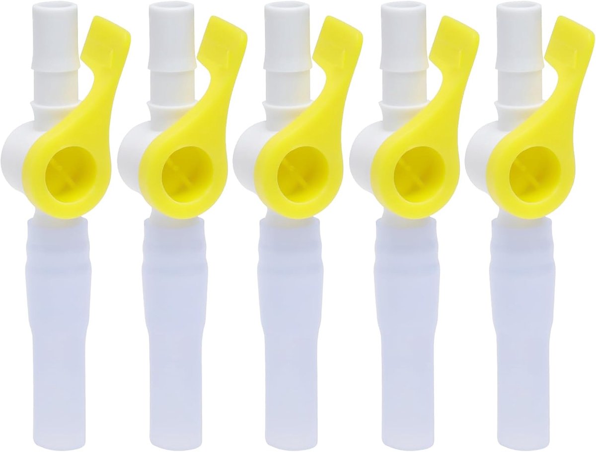 5 stuks, urine afvoerventielen, lekvrij, dubbel ventiel met