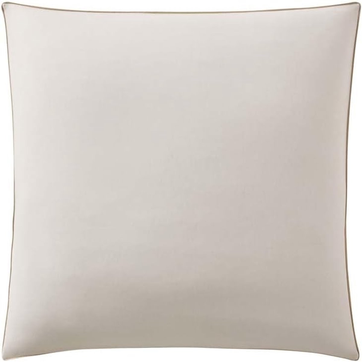 Kussensloop van katoen, tweekleurig, goede dagen, beige, 65 x 65 cm