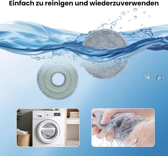 Pads, vervangende mopdoeken accessoires voor Roborock Qv — afbeelding 4