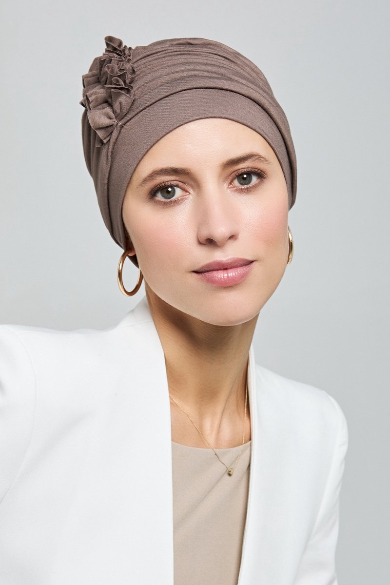 Gisela Mayer chemo turban Loreen - Truffel