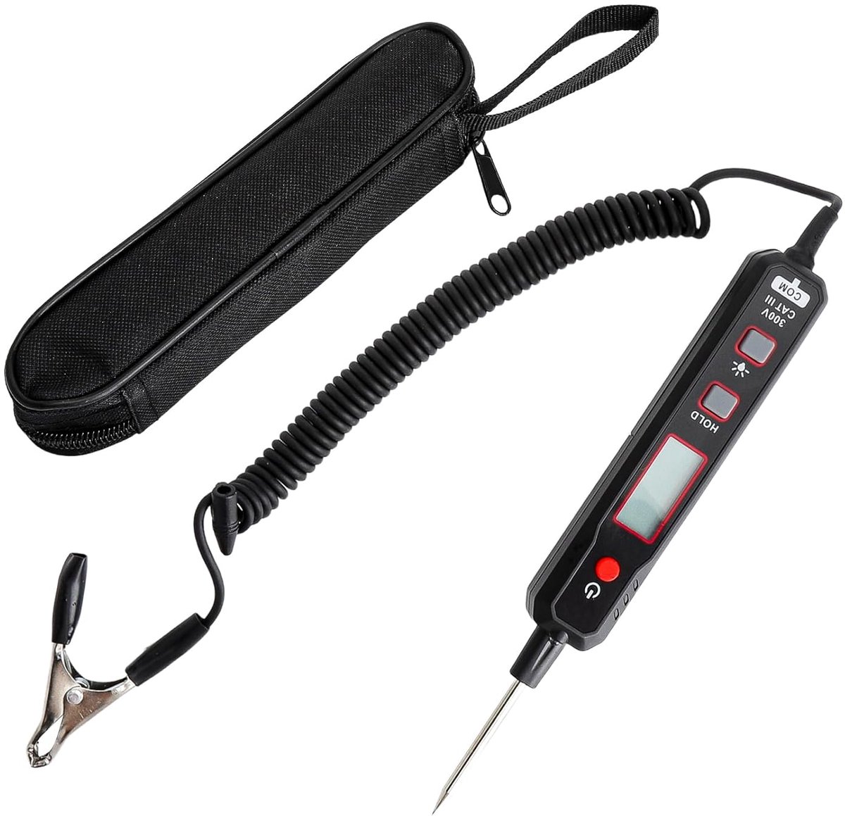 Spanningstester auto Smart Circuit Tester, 0,8V-100V DC Digitale Testlamp auto