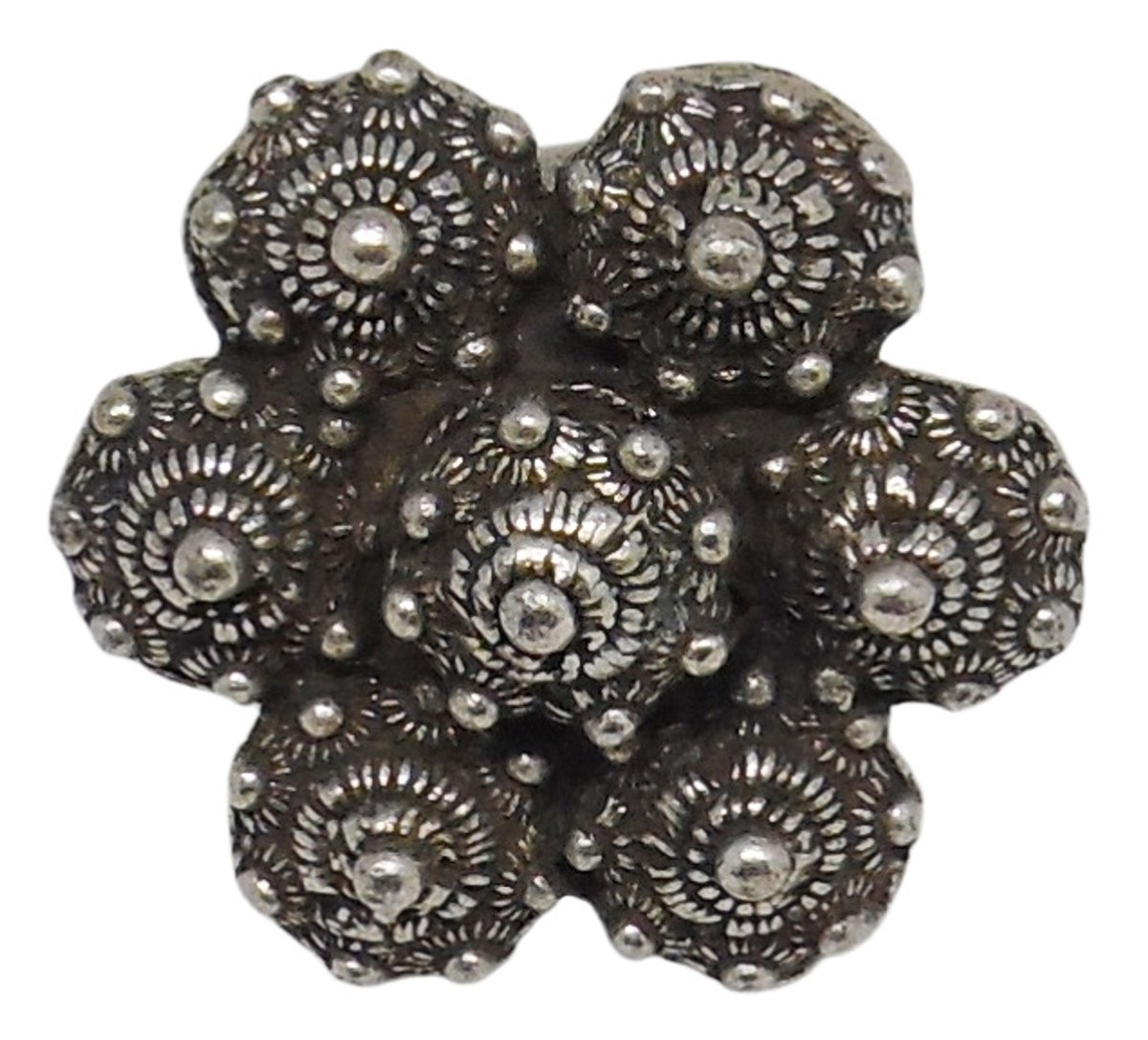 Zeeuws Meisje - Zeeuwse knop ring groot 7 bolletjes