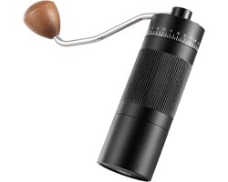 Handmatige Koffiemolen - Draagbare Molen - Verse Koffie Zetten - 55 Instelbare Instellingen - 22 G Capaciteit - Zwart