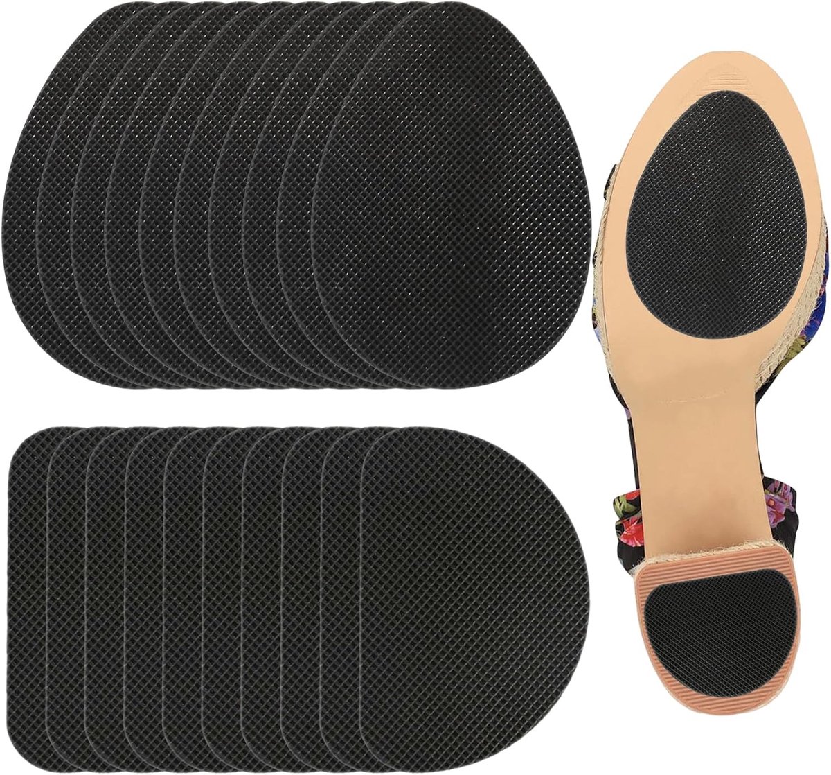 20 stuks antislip pads schoenen, schoenzolen, reparatie rubberen