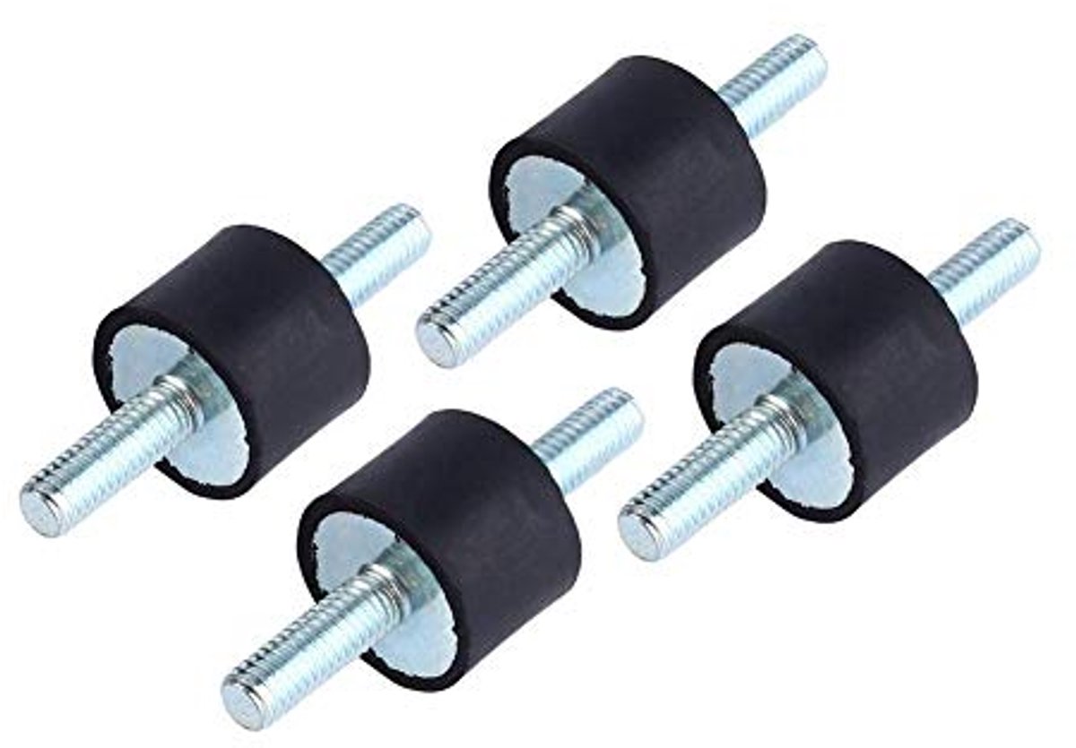 Rubber Buffer Anti-Vibration Schokdemper, 4 stuks isolatiedragers 20