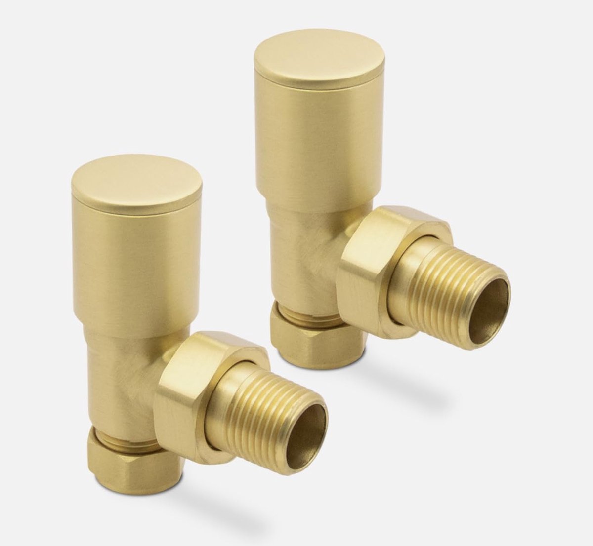 Omgoods - Luxe Badkamer Radiator met Geborsteld Gouden Afwerking