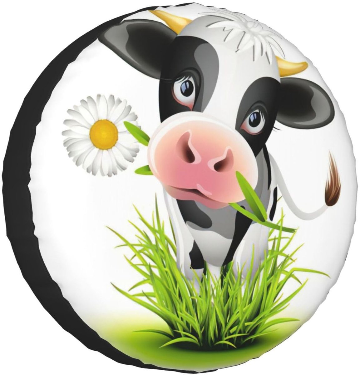 Omgoods - Cute Cow Print Tire Covers voor Trailer en Reservewiel - Weerbestendig