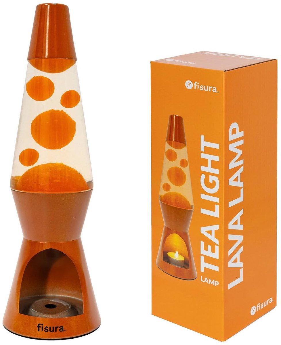 Omgoods - Lava Lamp met Kaars - Milieu Vriendelijke Beweging Lamp, Originele Cadeau