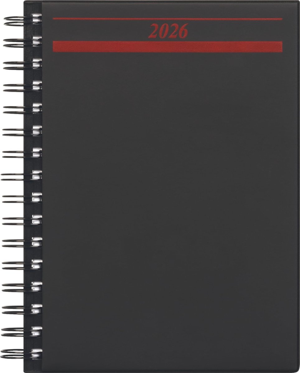 Omgoods - rido/idé Agenda Mod. Timing 1 2026 - A5 met Wire-O binding