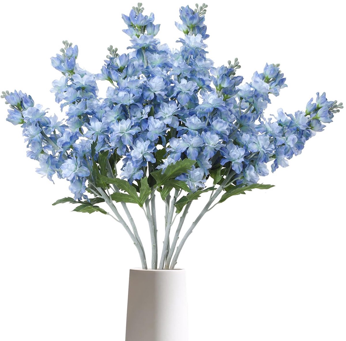 Omgoods - 5 Stuks Kunstmatige Delphinium Bloemen voor Tafeldecoratie