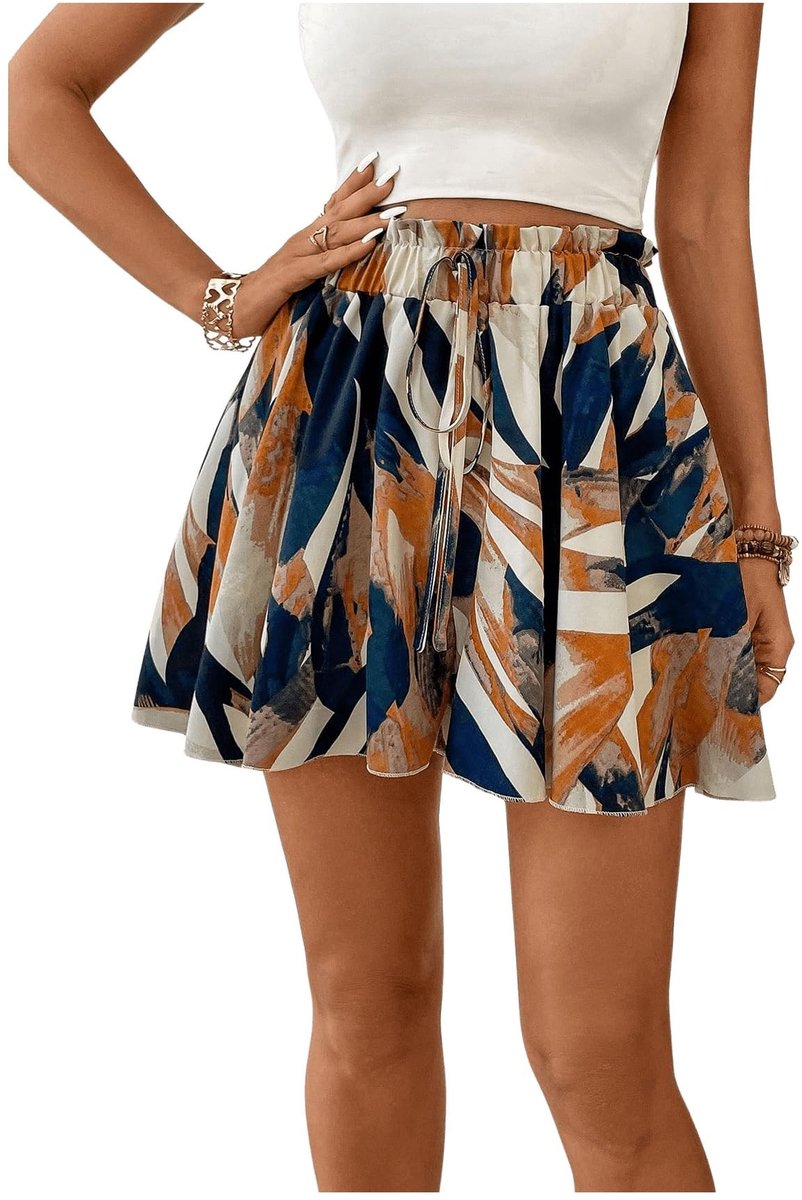 Omgoods - Vrouwen Shorts - Casual Zomerbroek in Geel
