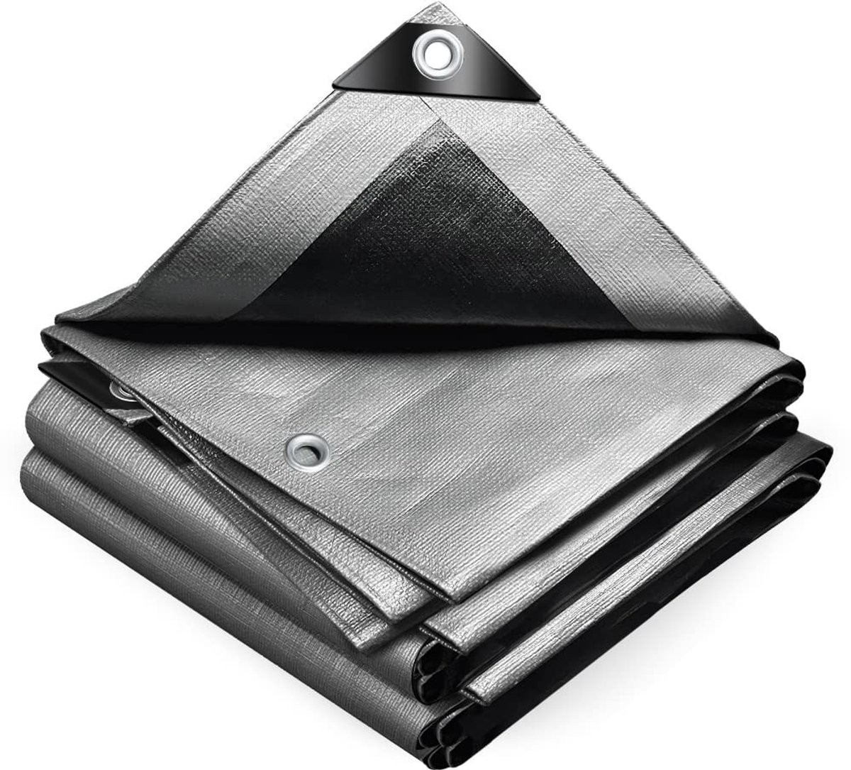 Omgoods - Waterdichte Zeil 1.5x6m - Scheurvast Tarpaulin met Oogjes