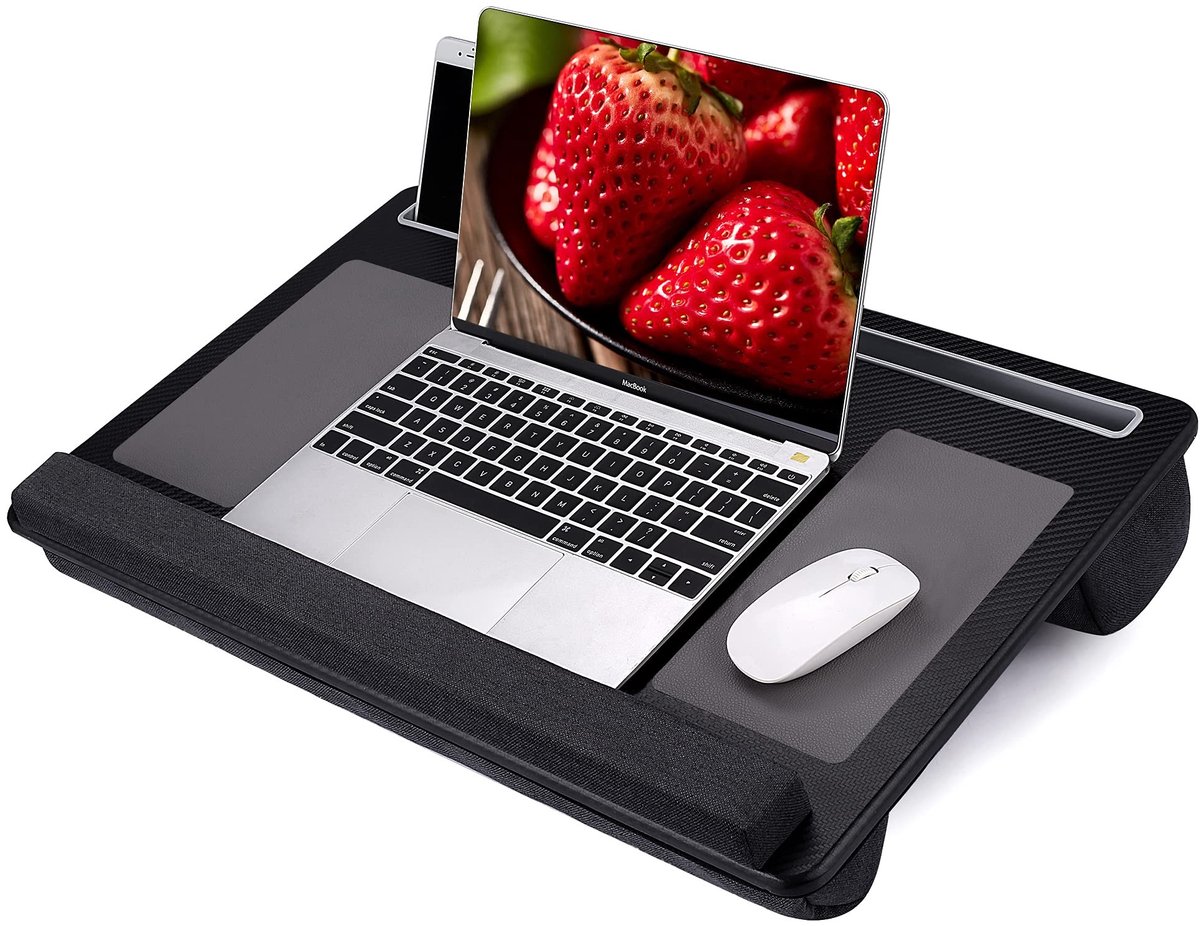 Omgoods - Lap Desk - Laptop Bureau voor Bed en Bank met Muismat en Polssteun