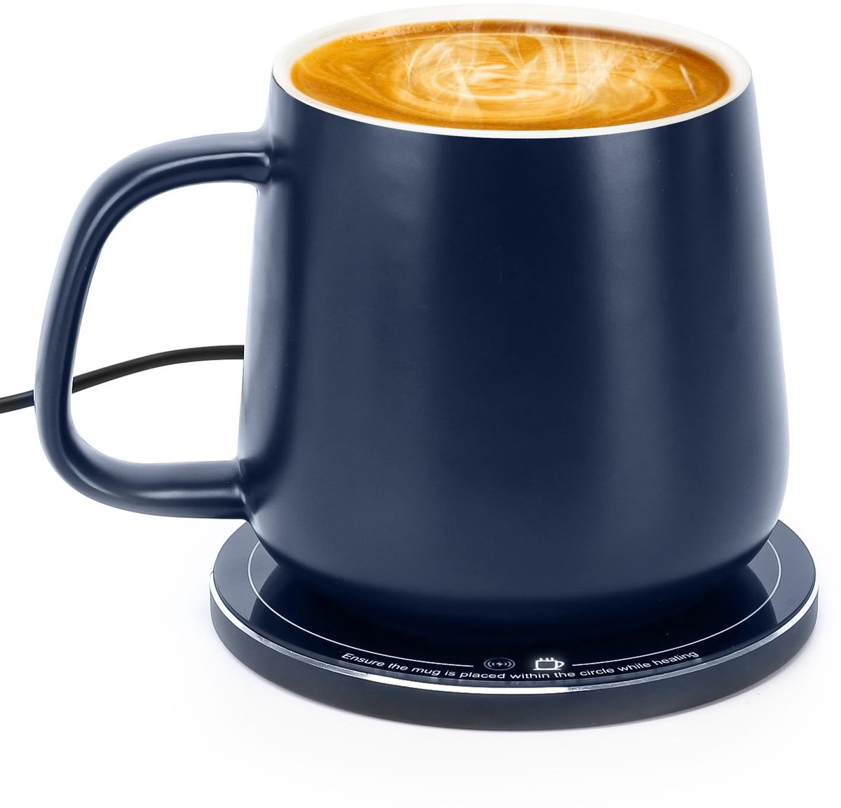 Omgoods - Automatische Koffiemok met Temperatuurcontrole - Zelfverwarmend en Draadloos Opladen