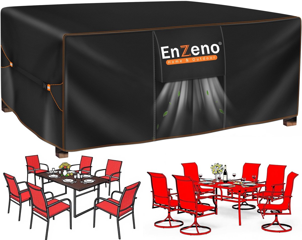 Omgoods - Waterdichte Tuin Tafel Cover - Bescherming voor Tuinmeubelen (200x120x90cm)