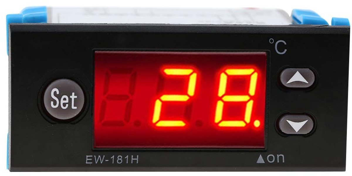 Omgoods- Temperatuurregelaar Digitale - Thermostaat - Koelen/Verwarmen - Nauwkeurige Temperatuurregeling - Vlamvertragend ABS - Kalibratieregelaar met Sonde