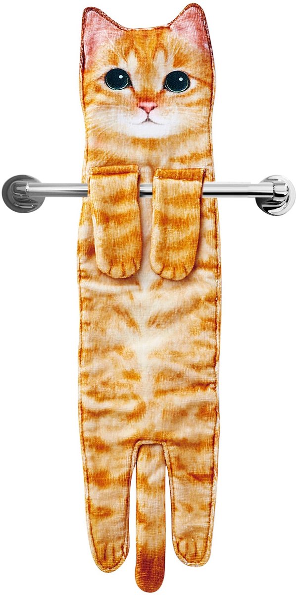 Omgoods - Schattige Kat Decoratieve Keukenhanddoeken
