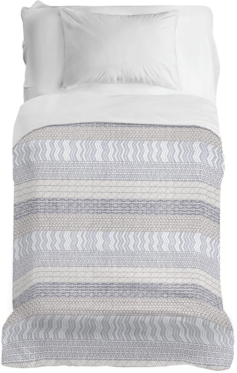 Omgoods Bedsprei 220 x 280 cm 100% Pique Katoen Grijs