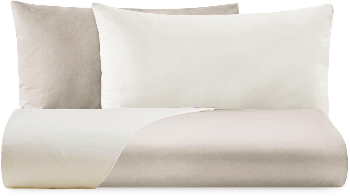 Omgoods - Dubbele Beddegoedset 100% Katoen Percale, 4 Kussenslopen Inclusief