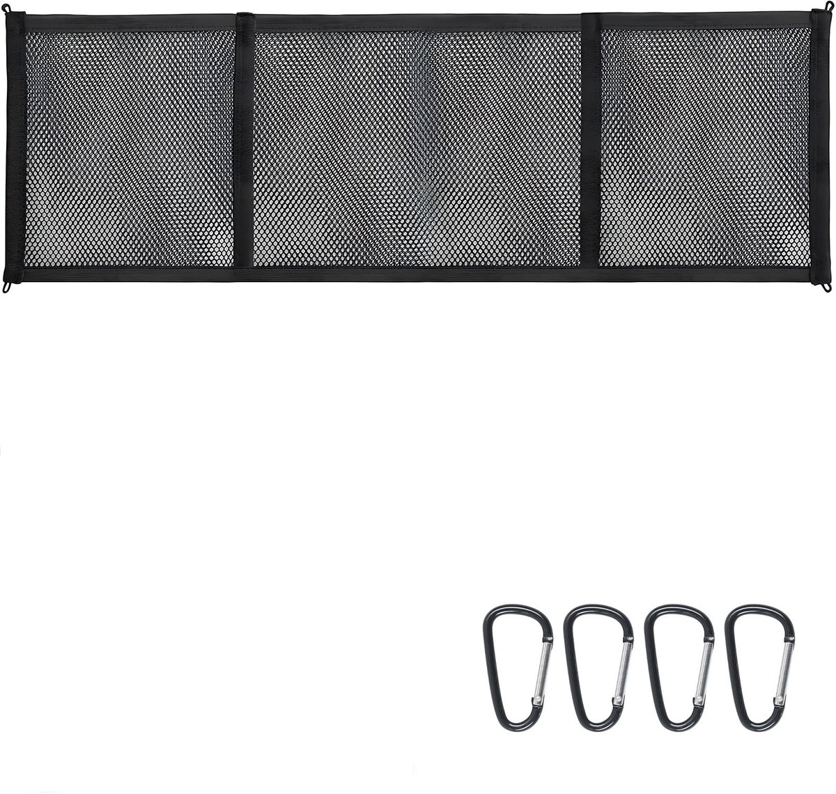 Omgoods - Opslagnet voor VW T5 T6 California - 35 x 90 cm met 4 Haken