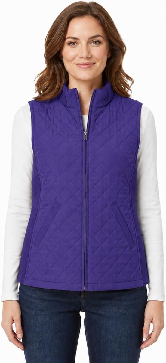 Dames Quilted Casual Gilet: Lichtgewicht Opvouwbaar Mouwloos Jack Bodywamer